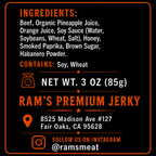 Smoky Honey Habanero Beef Jerky – Bold, Smoky & Handcrafted