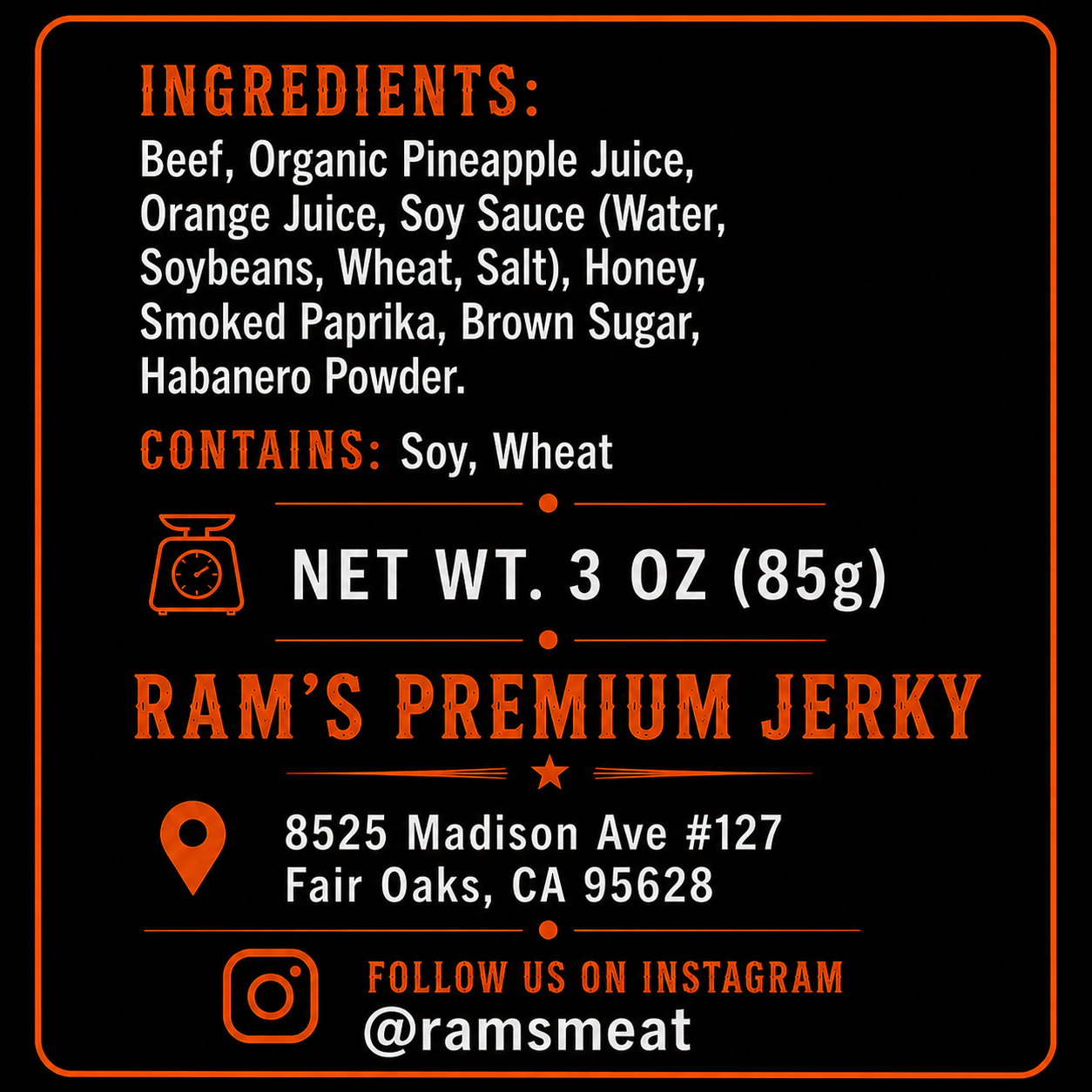 Smoky Honey Habanero Beef Jerky – Bold, Smoky & Handcrafted